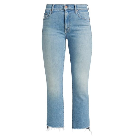 NWT Mother Insider Crop Step Fray in Can You Dig It? Stretch Jeans 29